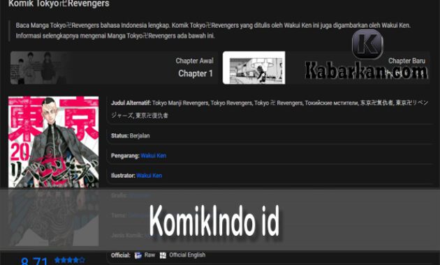 KomikIndo id Manga Tokyo Revengers Chapter Sub Indo