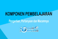 Komponen Pembelajaran