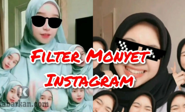 Filter Monyet TikTok di IG