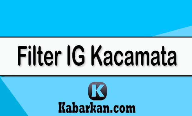 Filter IG Kacamata